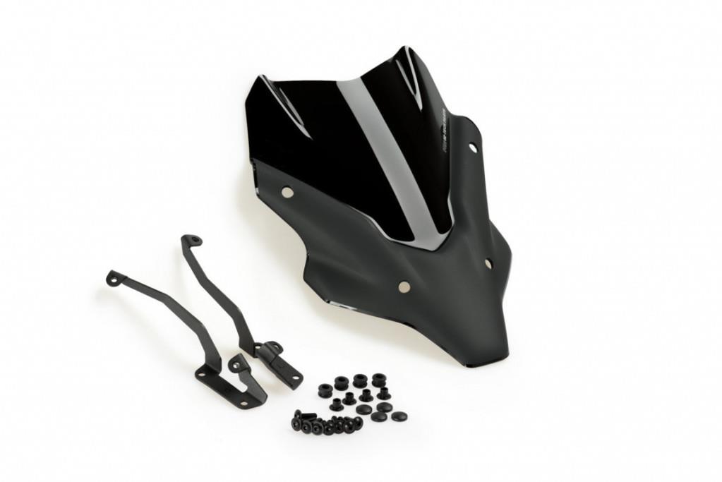 PUIG Plexi štít NEW. GEN SPORT čierny, 320 × 235, 140.20618N