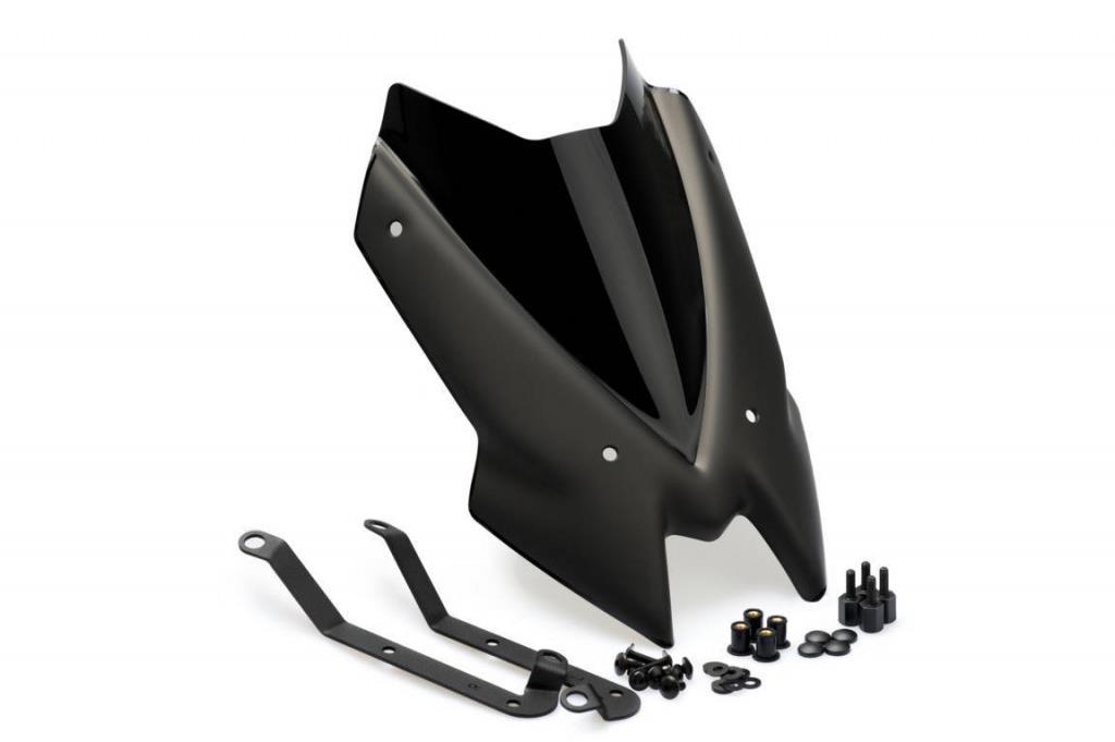 PUIG Plexi štít NEW. GEN SPORT čierny, 330 × 230, 140.3864N