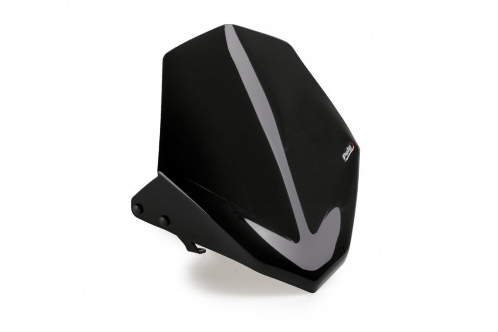 PUIG Plexi štít NEW. GEN SPORT čierny, 370 × 295, 140.3657N