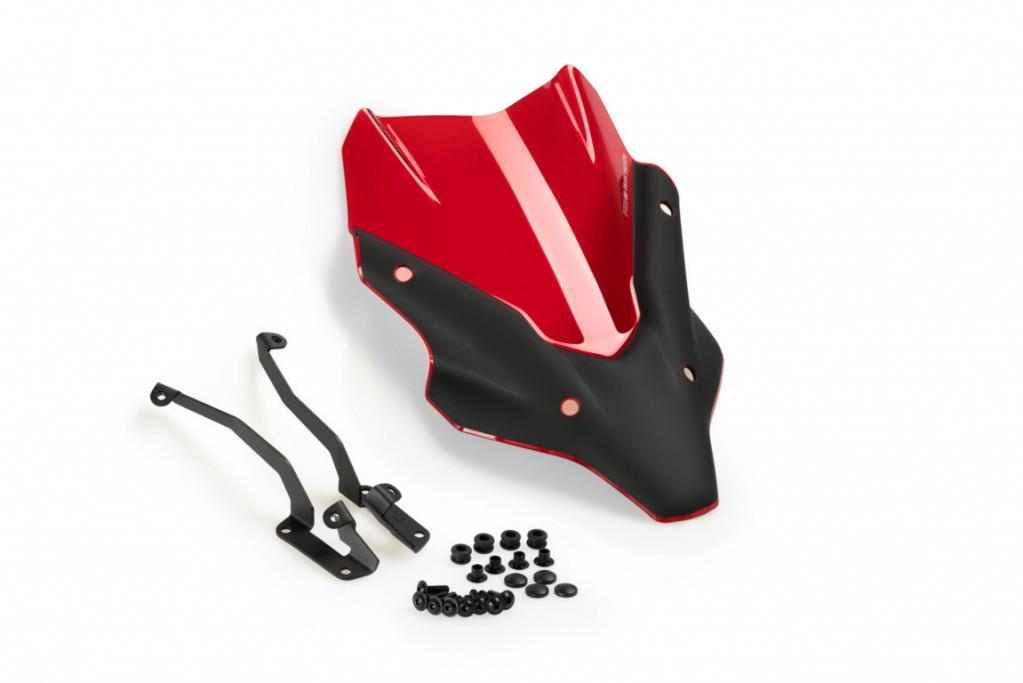 PUIG Plexi štít NEW. GEN SPORT červená, 320 × 235, 140.20618R