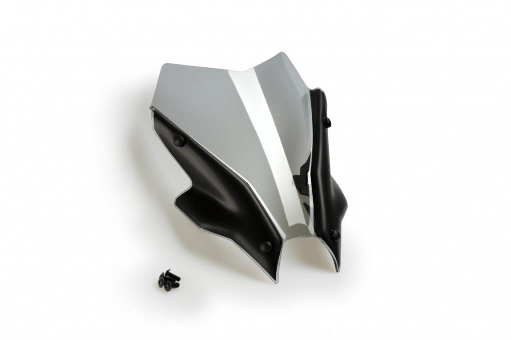 PUIG Plexi štít NEW. GEN SPORT dymová, 325 × 260, 140.20644H