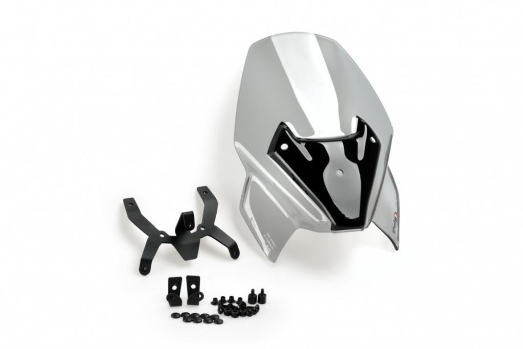 PUIG Plexi štít NEW. GEN SPORT dymová, 350 × 225, 140.20360H
