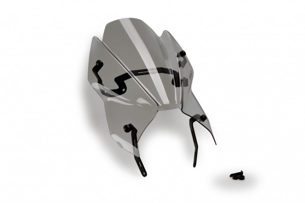 PUIG Plexi štít NEW. GEN SPORT dymová, 355 × 250, 140.20833H