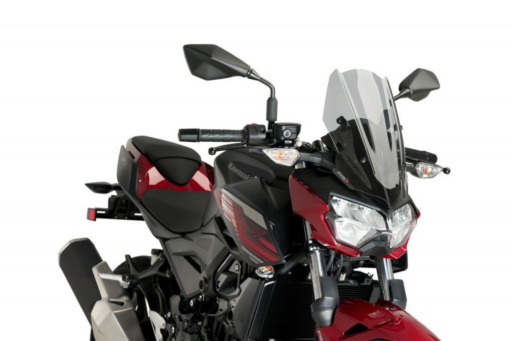 PUIG Plexi štít NEW. GEN SPORT dymová, 398 × 230, 140.3548H