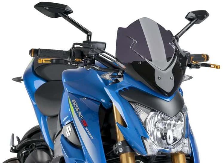 PUIG Plexi štít NEW. GEN SPORT tmavá dymová, 320 × 260, 140.7653F