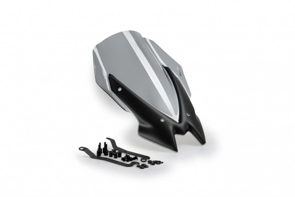 PUIG Plexi štít NEW. GEN TOURING dymová, 425 × 300, 140.3841H