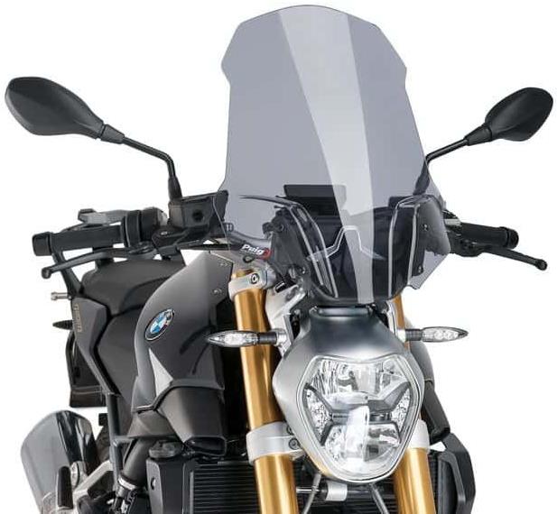 PUIG Plexi štít NEW. GEN TOURING dymová, 525 × 360, 140.8165H