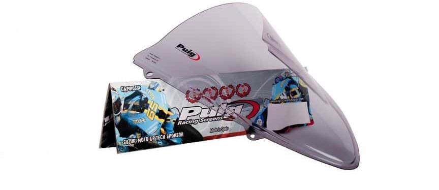 PUIG Plexi štít RACING dymová, 340 × 325, 140.4626H