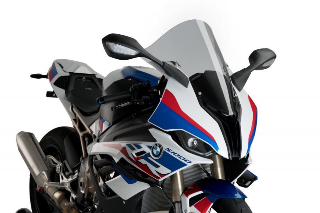 PUIG Plexi štít RACING dymová, 450 × 430, 140.3641H