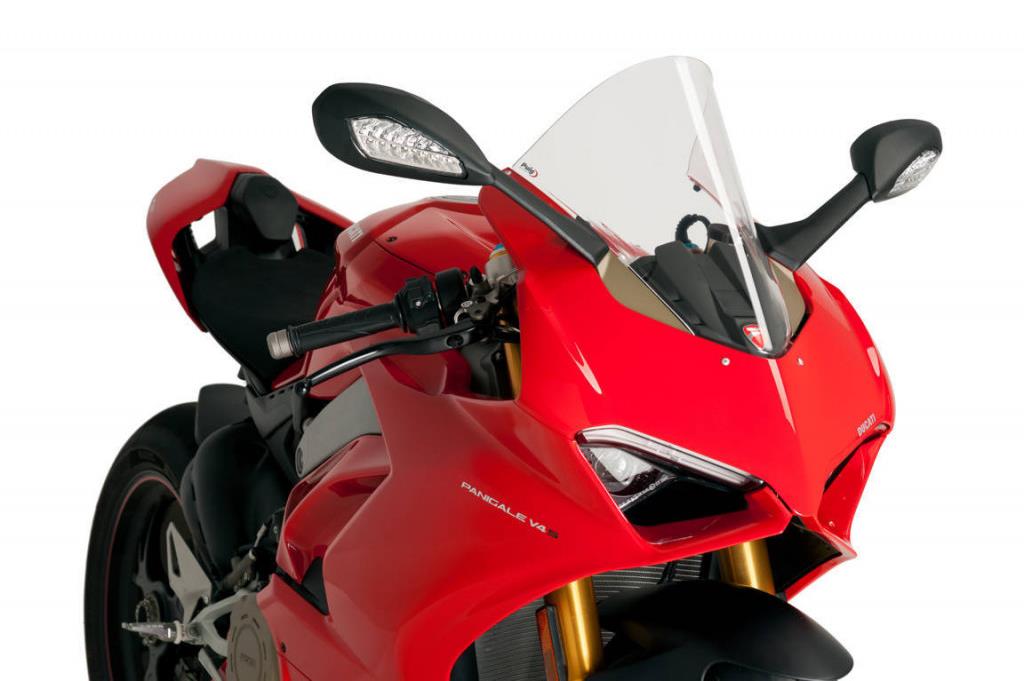 PUIG Plexi štít RACING priehľadný, 400 × 275, 140.9690W