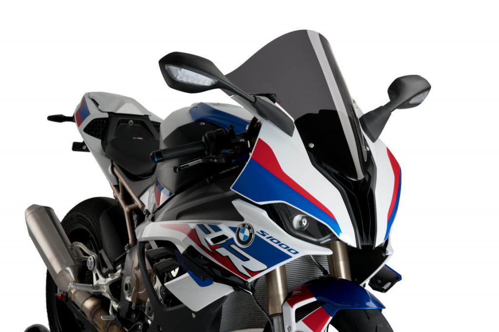 PUIG Plexi štít RACING tmavá dymová, 450 × 430, 140.3641F