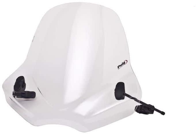 PUIG Plexi štít TOURING II priehľadný, 480 × 535, 140.5267W
