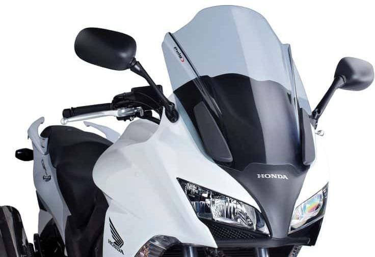 PUIG Plexi štít TOURING dymový, 470 × 340, 140.5252H