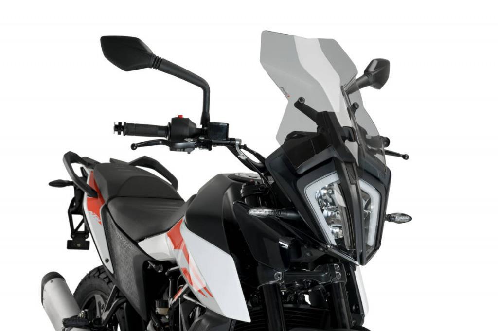 PUIG Plexi štít TOURING dymový, 500 × 330, 140.20414H