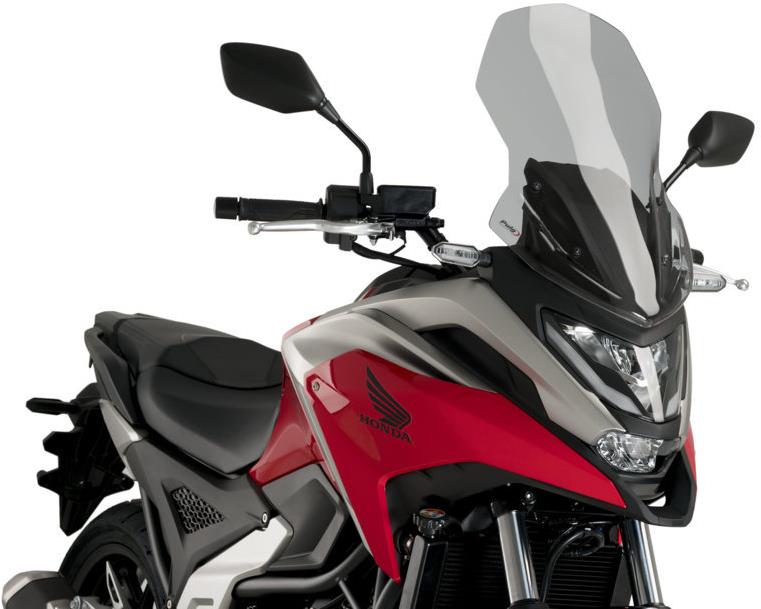 PUIG Plexi štít TOURING dymový, 540 × 330, 140.20752H