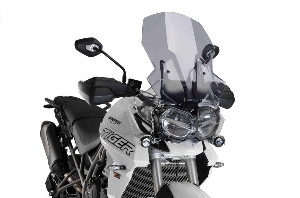 PUIG Plexi štít TOURING dymový, 550 × 440, 140.9656H