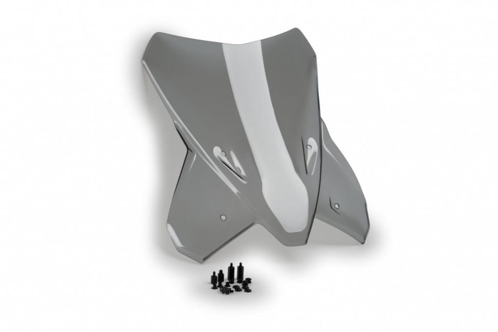 PUIG Plexi štít TOURING PLUS dymový, 440 × 465, 140.20816H