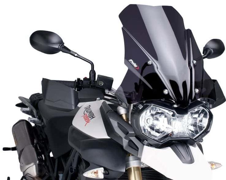 PUIG Plexi štít TOURING tmavý dymový, 490 × 430, 140.5652F