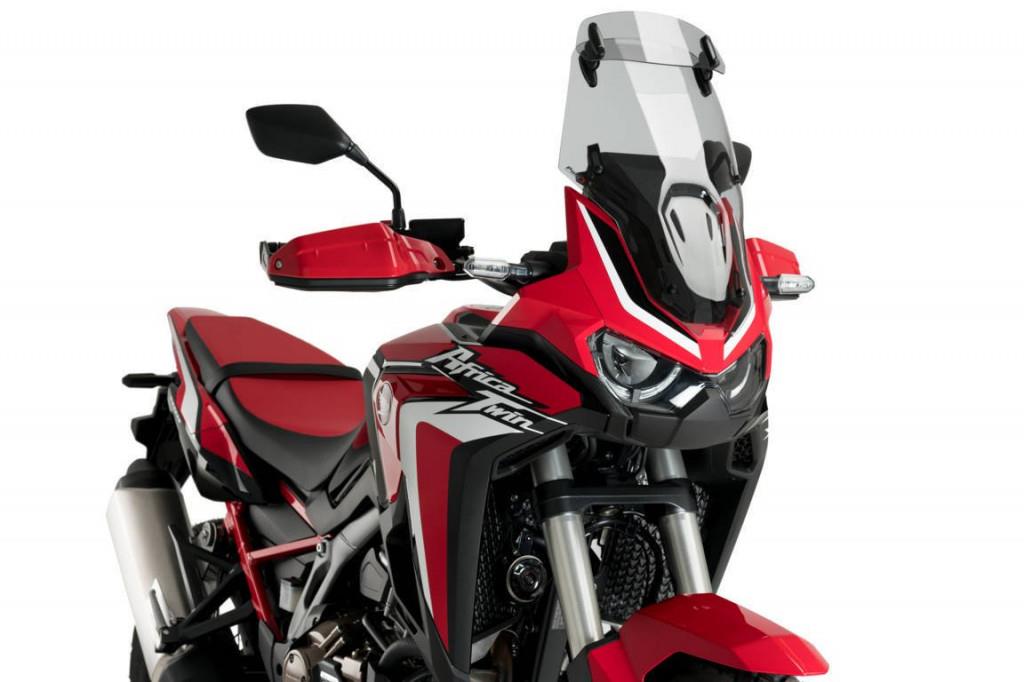 PUIG Plexi štít TOURING WITH VISOR dymový, 480 × 320, 140.3819H