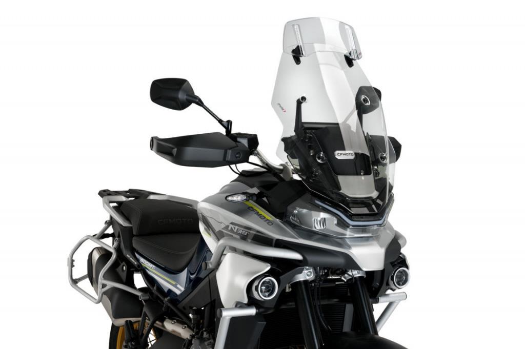 PUIG Plexi štít TOURING WITH VISOR dymový, 565 × 440, 140.21595H
