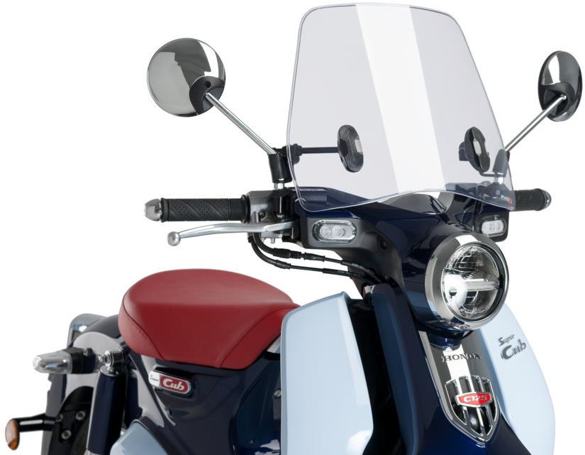 PUIG Plexi štít TRAFIC priehľadný, 310 × 370, 140.3490W