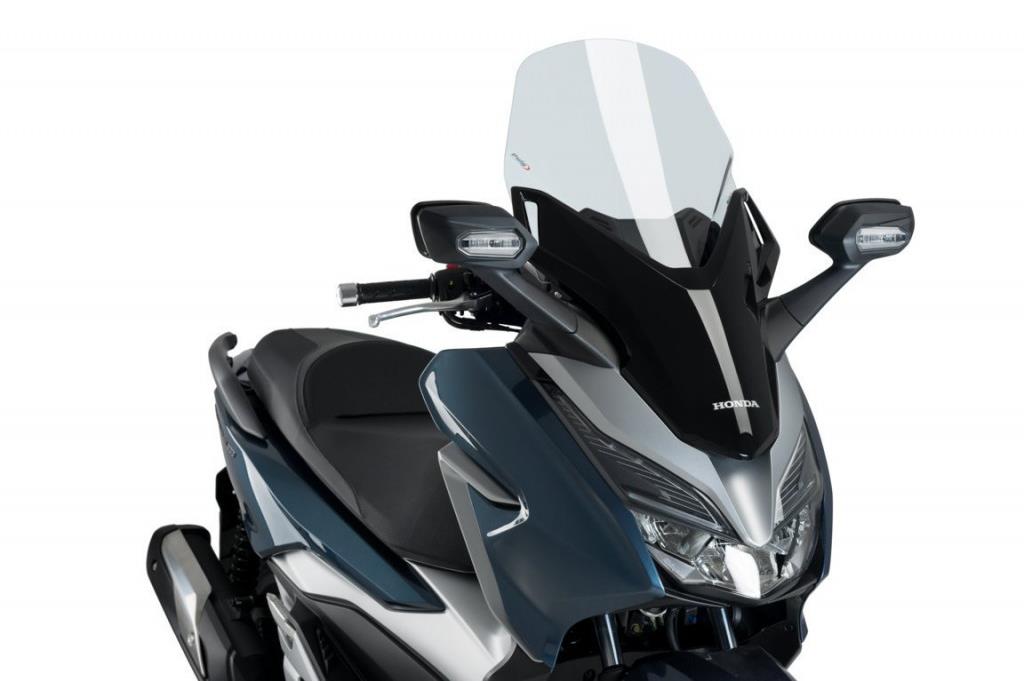 PUIG Plexi štít V-TECH LINE TOURING dymový, 590 × 410, 140.1295H