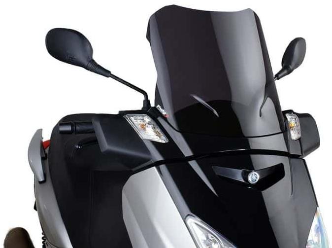 PUIG Plexi štít V-TECH LINE TOURING tmavý dymový, 370 × 410, 140.5015F