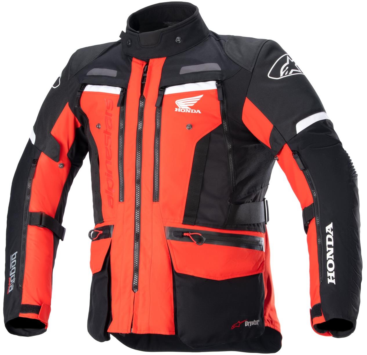 ALPINESTAR BOGOTA PRO DRYSTAR HONDA kolekcia S, červená fluo/čierna, 2024, veľkosť 3XL