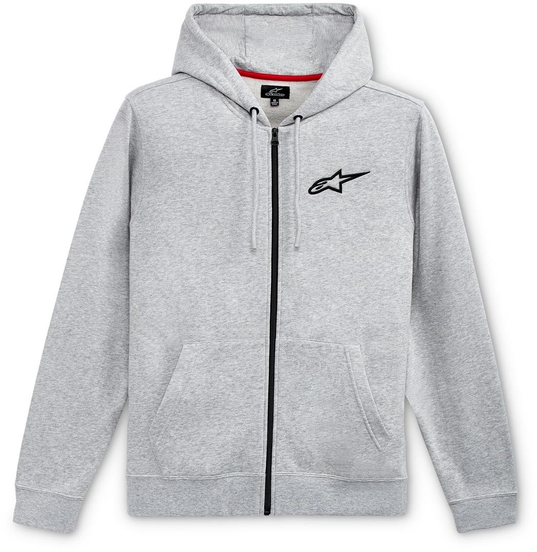 ALPINESTARS mikina Ageless Chest Hoodie, sivá/čierna, veľkosť XL