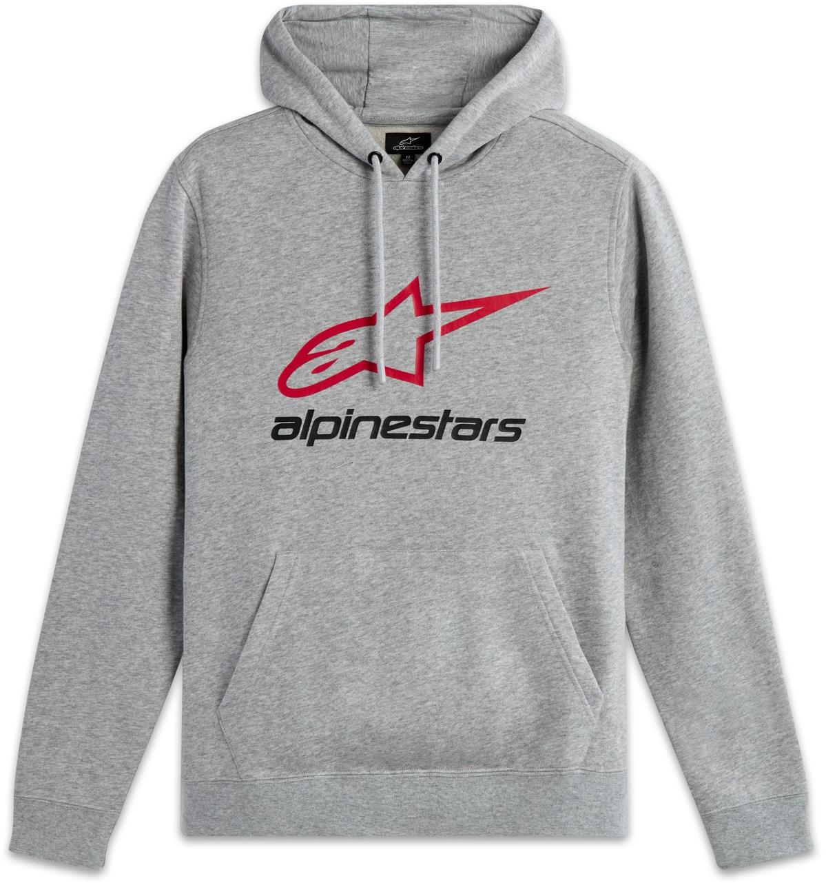 ALPINESTARS mikina Always 2.0, sivá/červená/čierna, veľkosť M