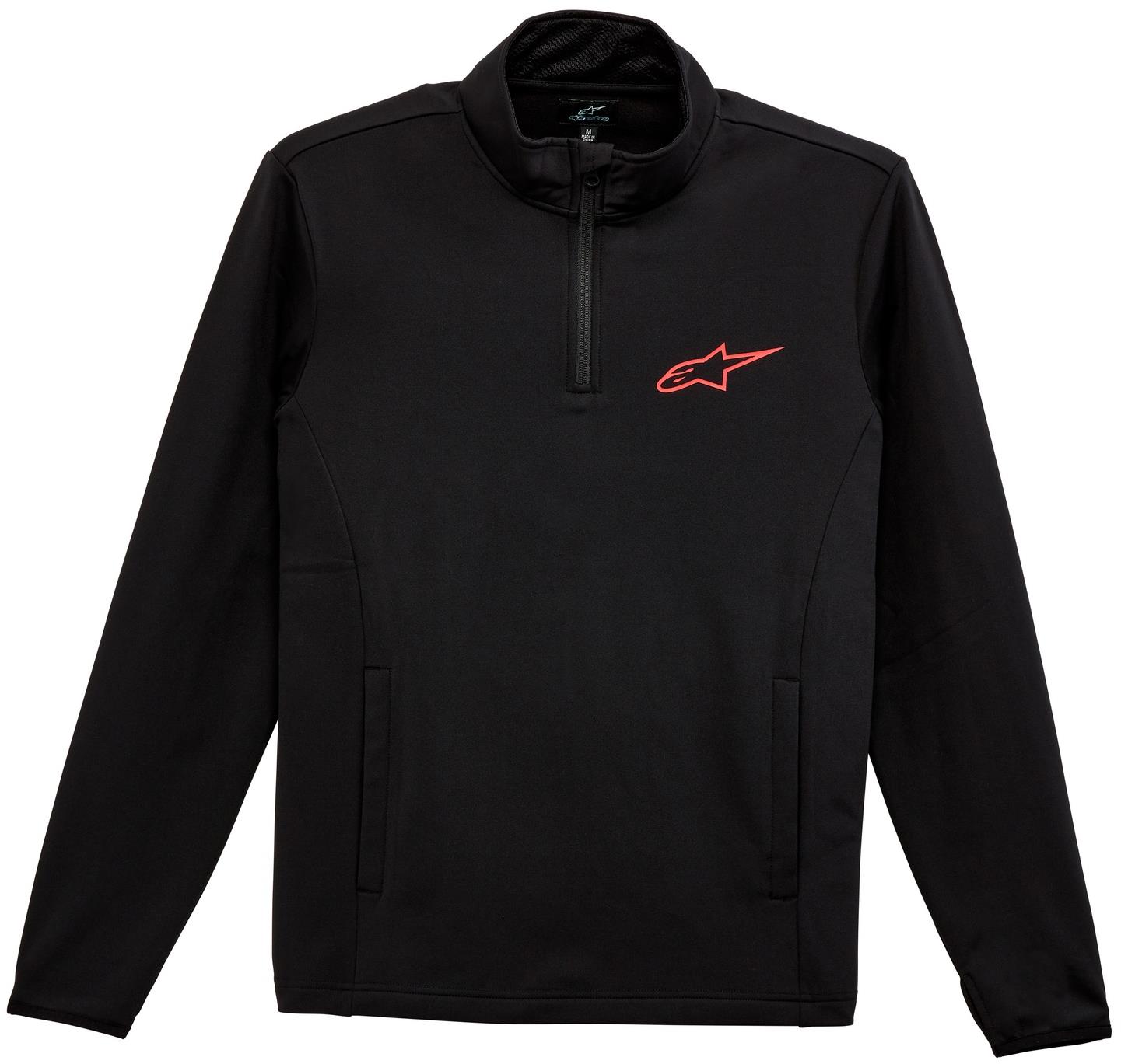 ALPINESTARS mikina Mission 2 Midlayer, čierna/červená, veľkosť 2XL