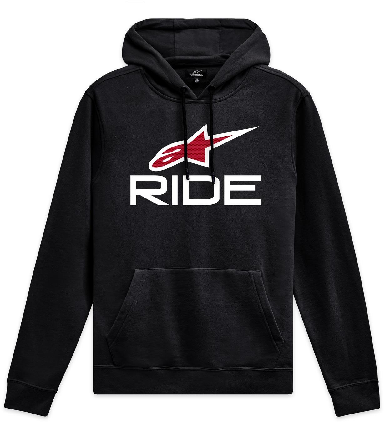 ALPINESTARS mikina Ride 4.0, čierna/biela/červená, veľkosť 2XL