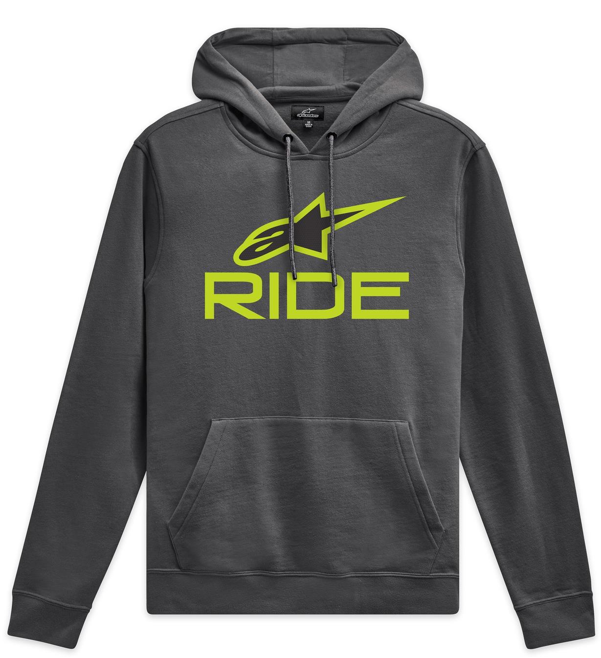 ALPINESTARS mikina Ride 4.0, sivá/žltá/čierna, veľkosť 2XL