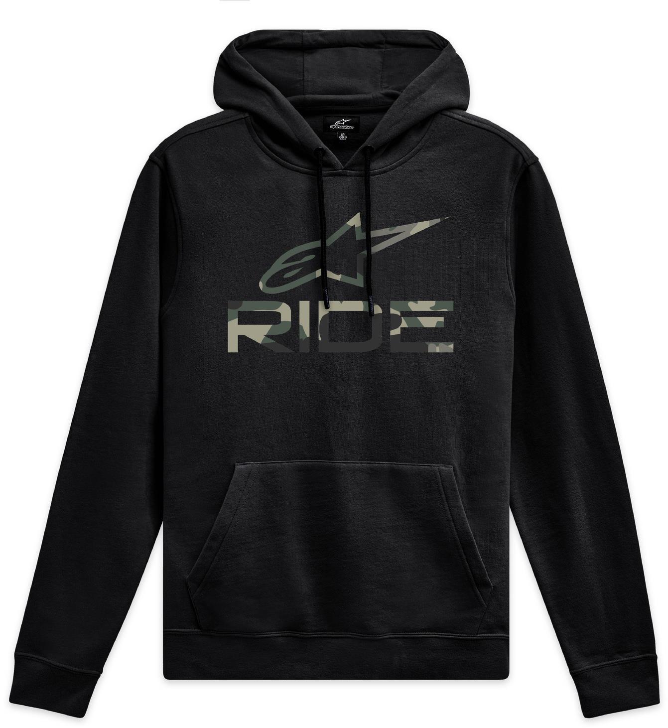 ALPINESTARS mikina Ride Camo Hoodie 4, čierna, veľkosť M