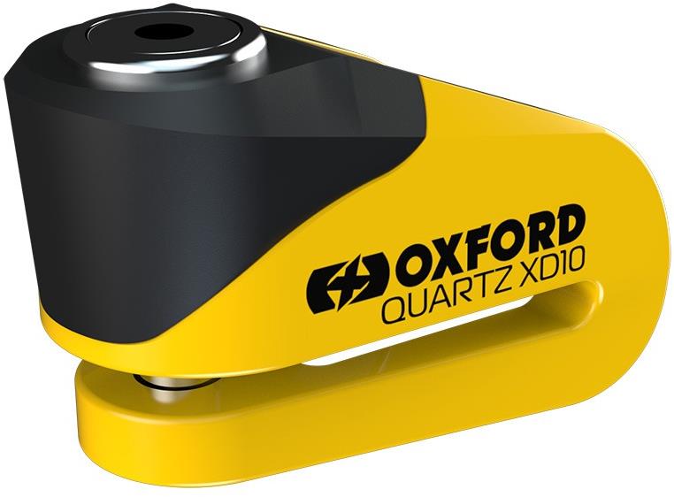 OXFORD zámok kotúčové brzdy Quartz XD10 (žltý/čierny, priemer čapu 10 mm)