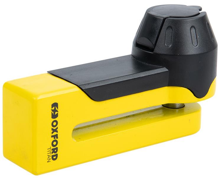 OXFORD zámok kotúčové brzdy TITAN (priemer čapu 10 mm, žltý)