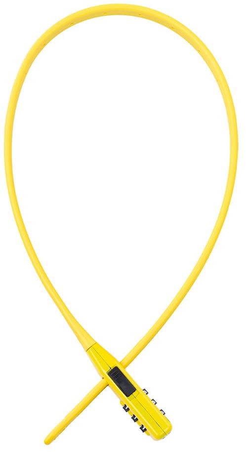 OXFORD zámok zdrhovací na prilby a príslušenstvo COMBI ZIP LOCK (žltý)