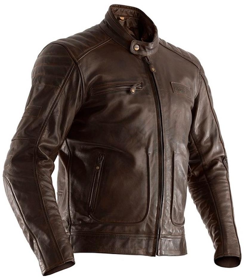 RST Kožená bunda ROADSTER II CE/JKT 2833, hnedá, veľkosť M
