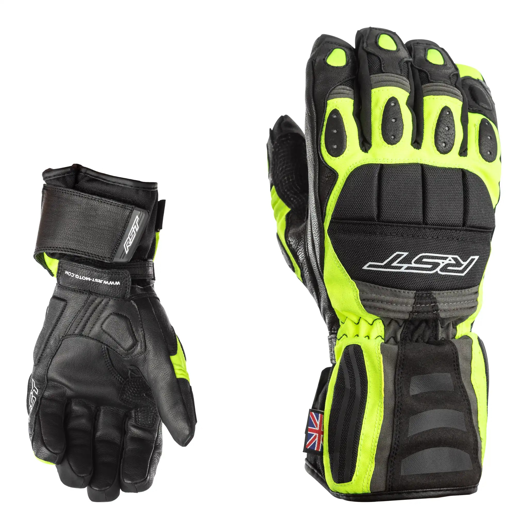 RST Rukavice STORM CE WP/2717, žlté, veľ. M