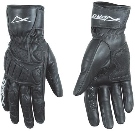 A-PRO NOVA LADY – dámske čierne moto rukavice, XS