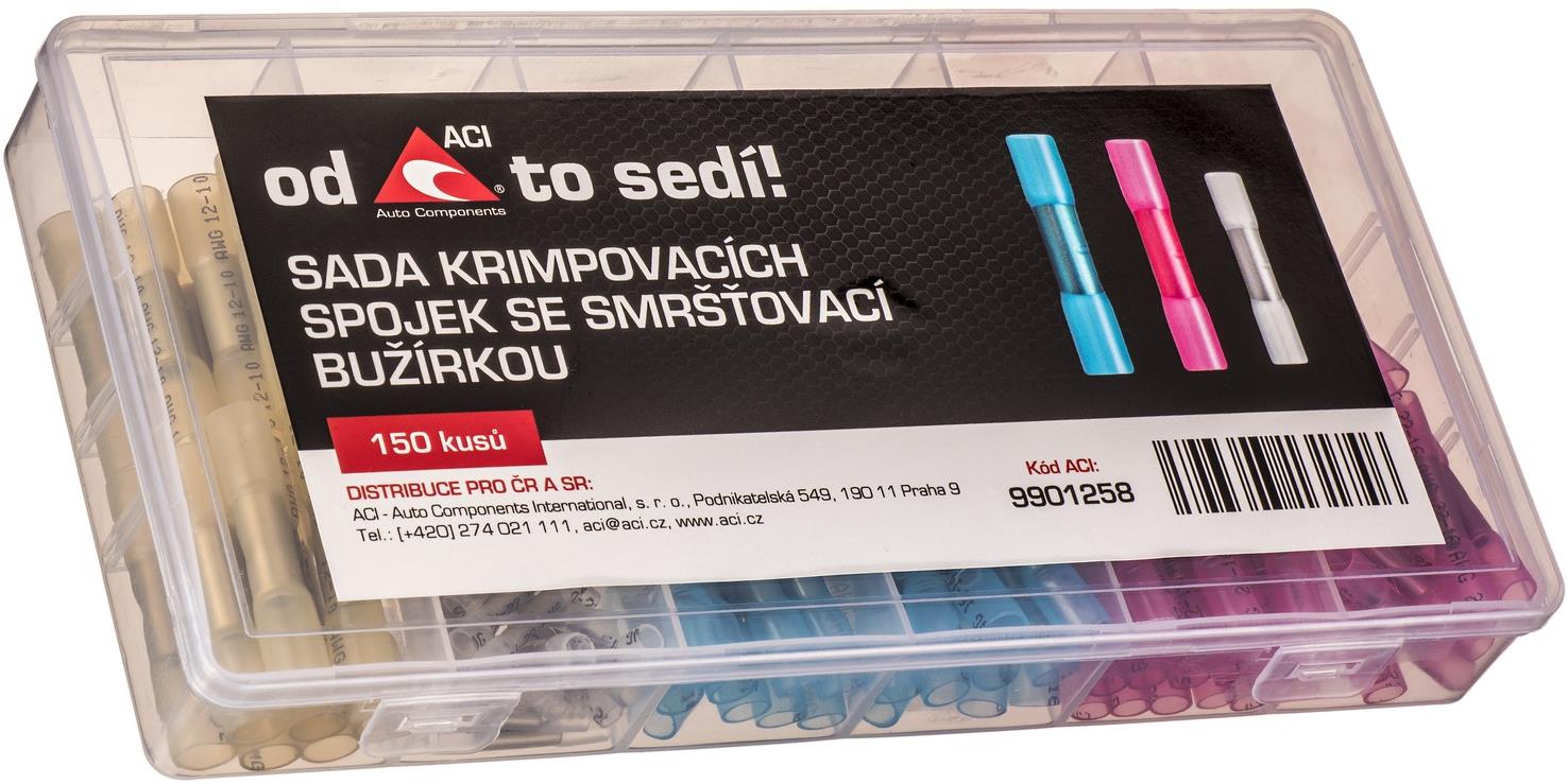 ACI sada krimpovacích spojok so zmršťovacou bužírkou (150 ks)