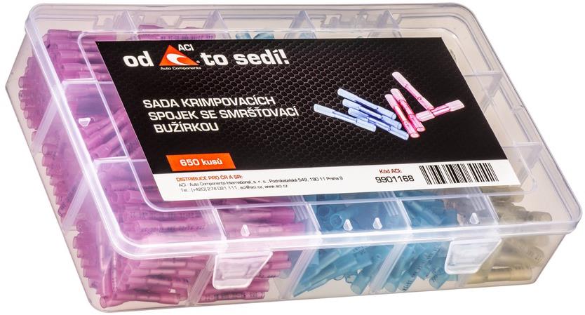 ACI sada krimpovacích spojok so zmršťovacou bužírkou (650 ks)
