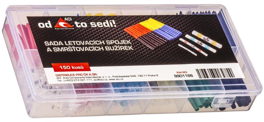 ACI sada letovacích spojok a zmršťovacích bužírok (150 ks)