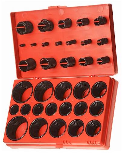 ACI súprava o-krúžkov NBR (čierna), 30 typov, 419 ks