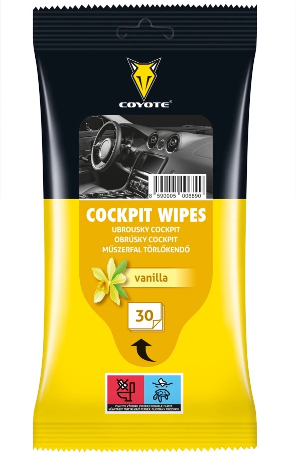 COYOTE Obrúsky Cockpit vanilka 30 ks
