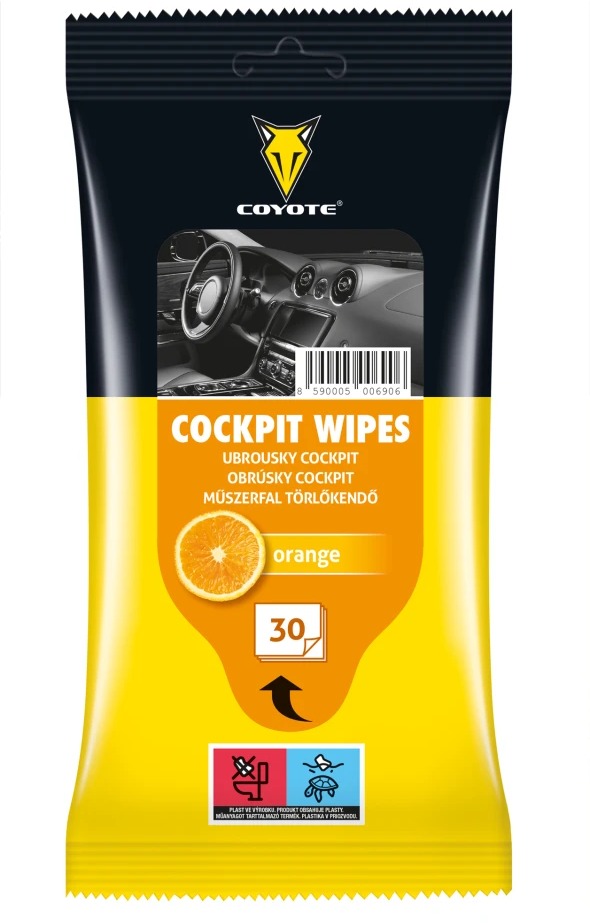 COYOTE Obrúsky Cockpit pomaranč 30 ks