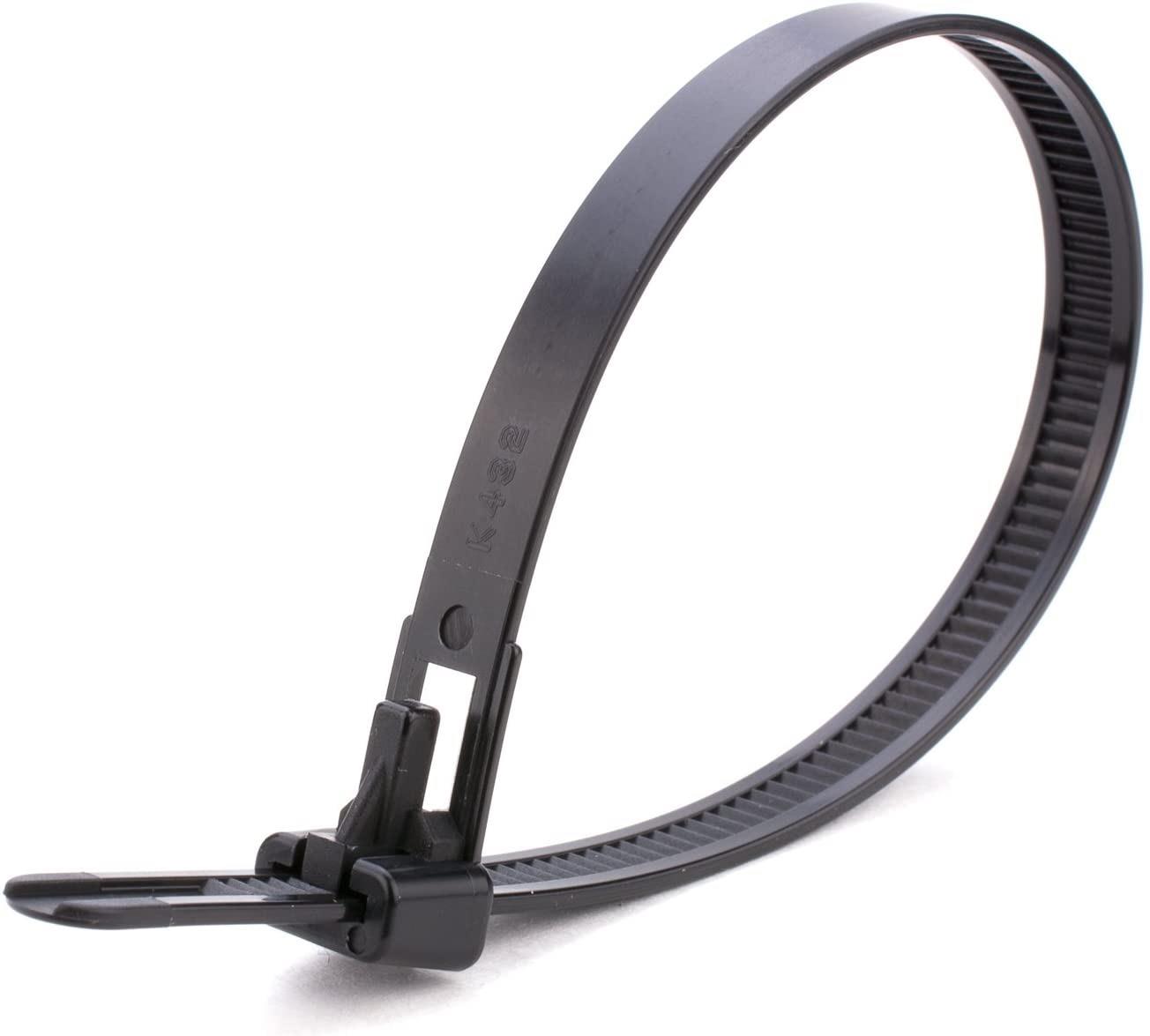 ACI sťahovacia páska na opakované použitie 200 × 7,5 mm čierna (súprava 100 ks)