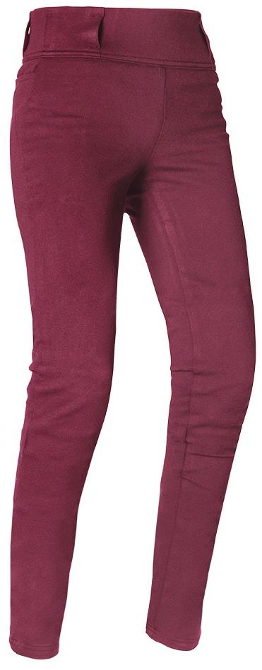 OXFORD nohavice SUPER LEGGINGS 2.0, dámske legíny s Aramidovou podšívkou, bordó, veľ. 12