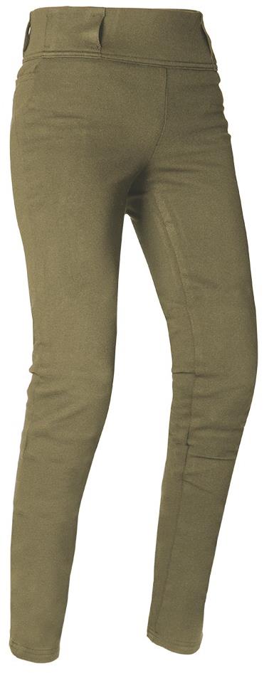 OXFORD nohavice SUPER LEGGINGS 2.0, dámske legíny s Aramidovou podšívkou, kaki, veľ. 18