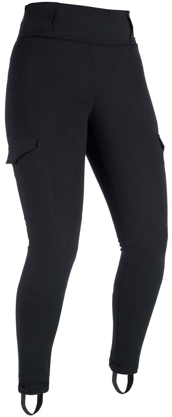 OXFORD predĺžené nohavice SUPER CARGO, dámske legíny s Aramidovou podšívkou, čierne, veľ. 20